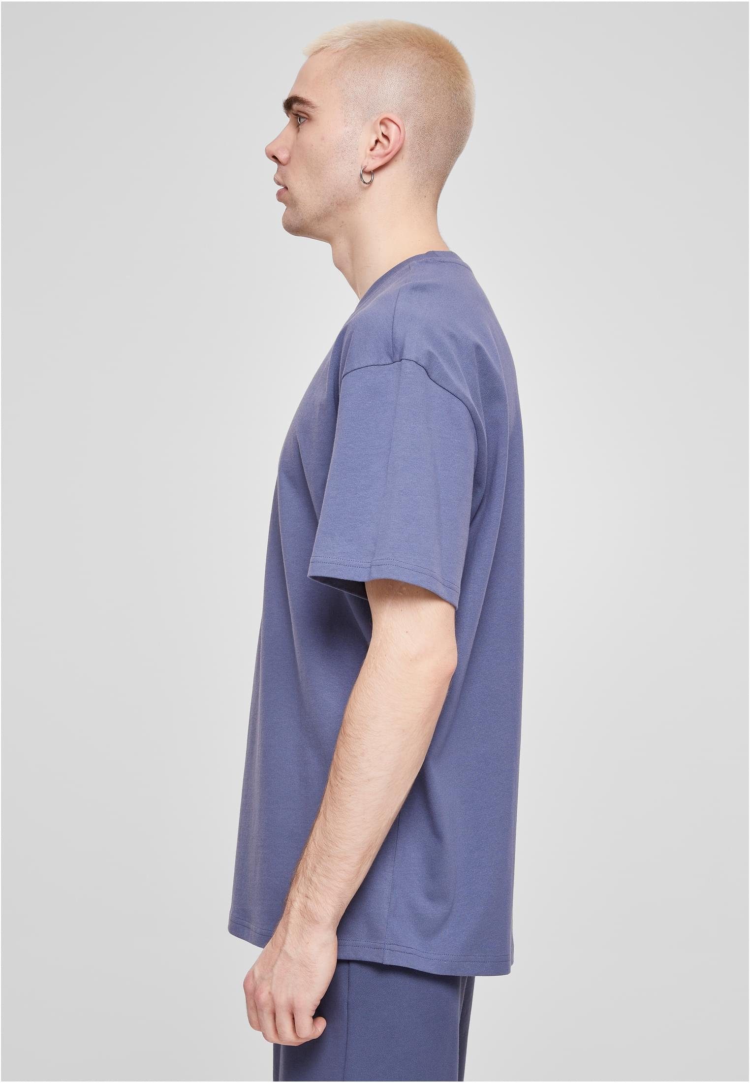 Herren T-Shirt Oversized URBAN (1-tlg) Tee Heavy CLASSICS vintageblue