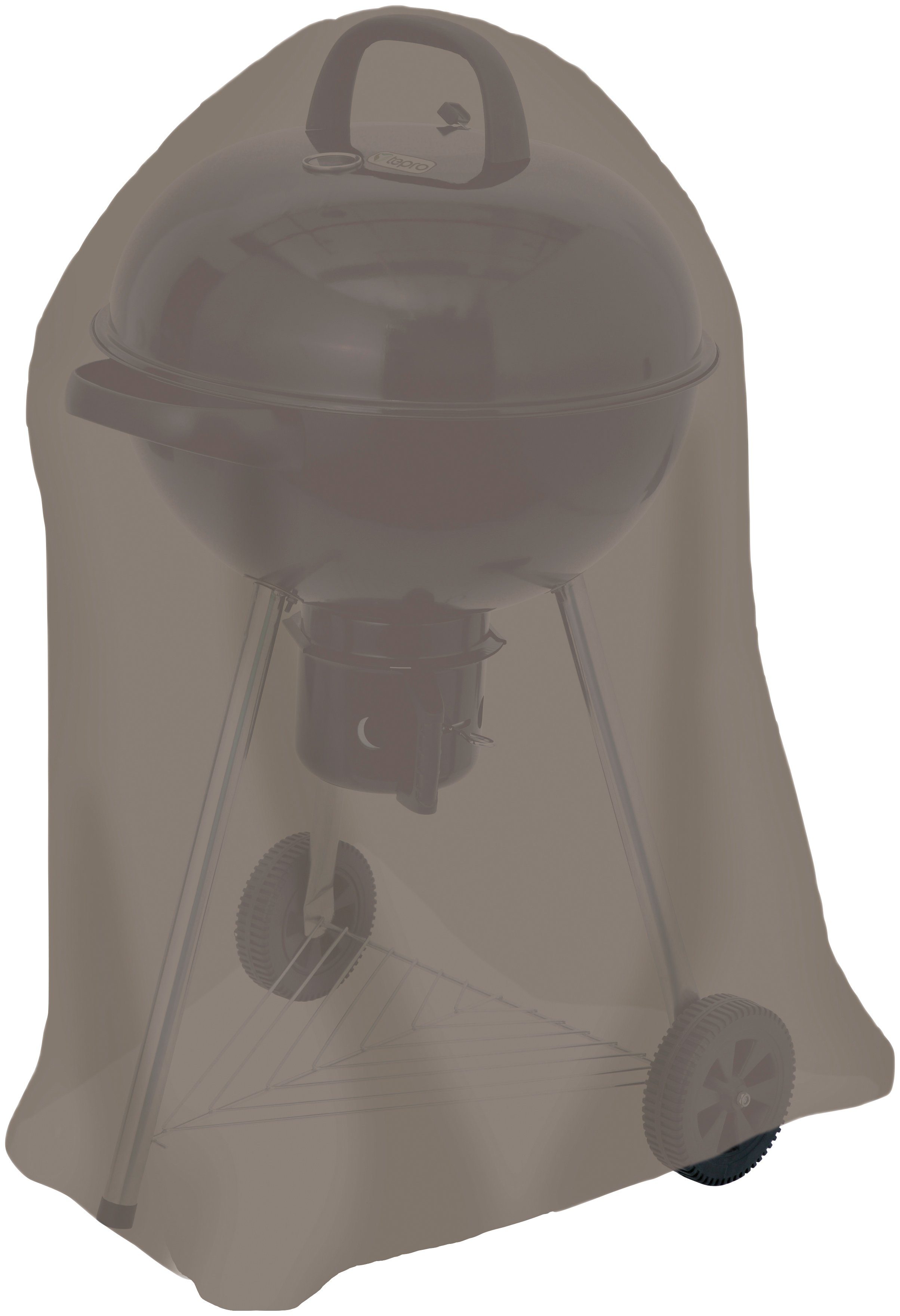 Tepro Grill-Schutzhülle, BxLxH: 57x57x85 cm, für Kugelgrill klein