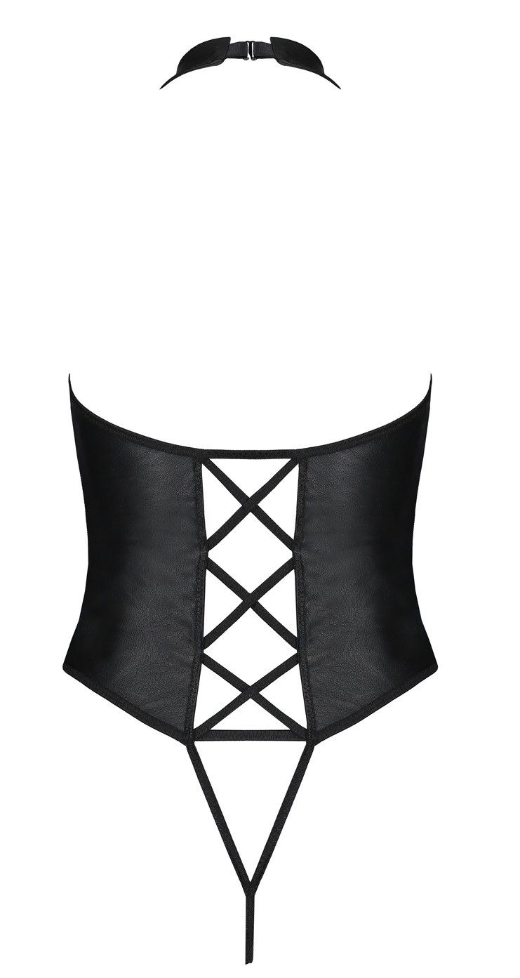 Passion Body-Ouvert eleganter Cut-Out Body mit offenem Schritt