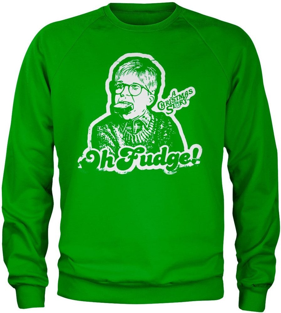A Christmas Story Rundhalspullover Oh Fudge Sweatshirt