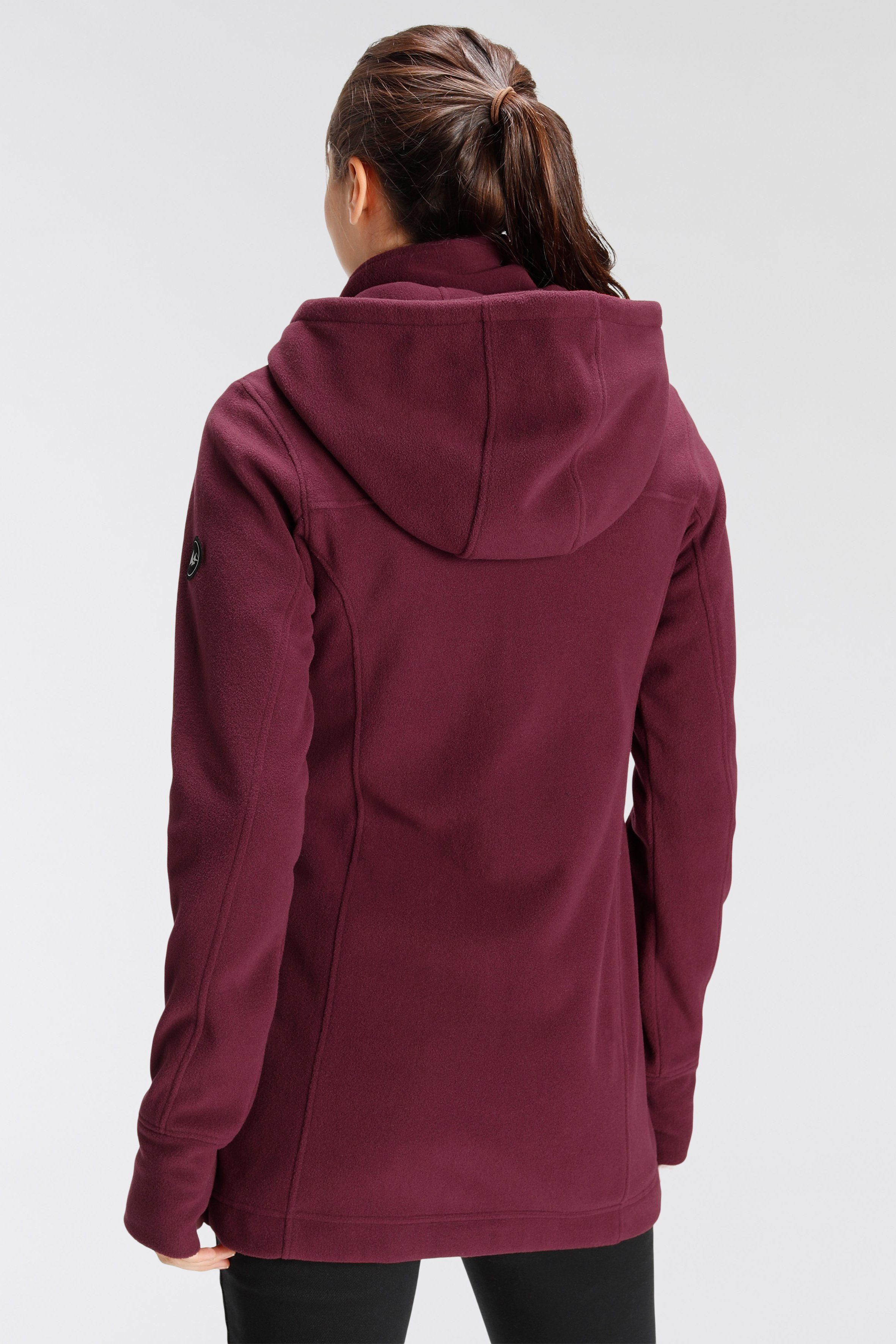 Polarino Fleecejacke aus Fleece, atmungsaktiv, schnell trocknend