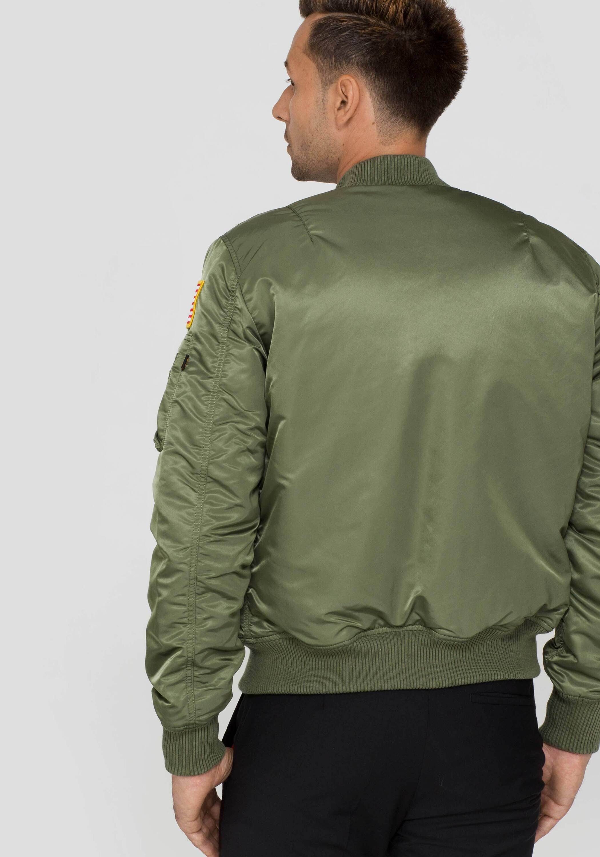 Bomberjacke Industries Industries Men VF Jackets Flight - & MA-1 Bomber Alpha sage-green Alpha NASA