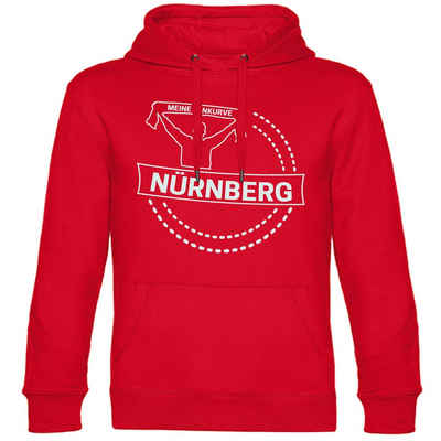 multifanshop Kapuzensweatshirt Nürnberg - Meine Fankurve - Pullover