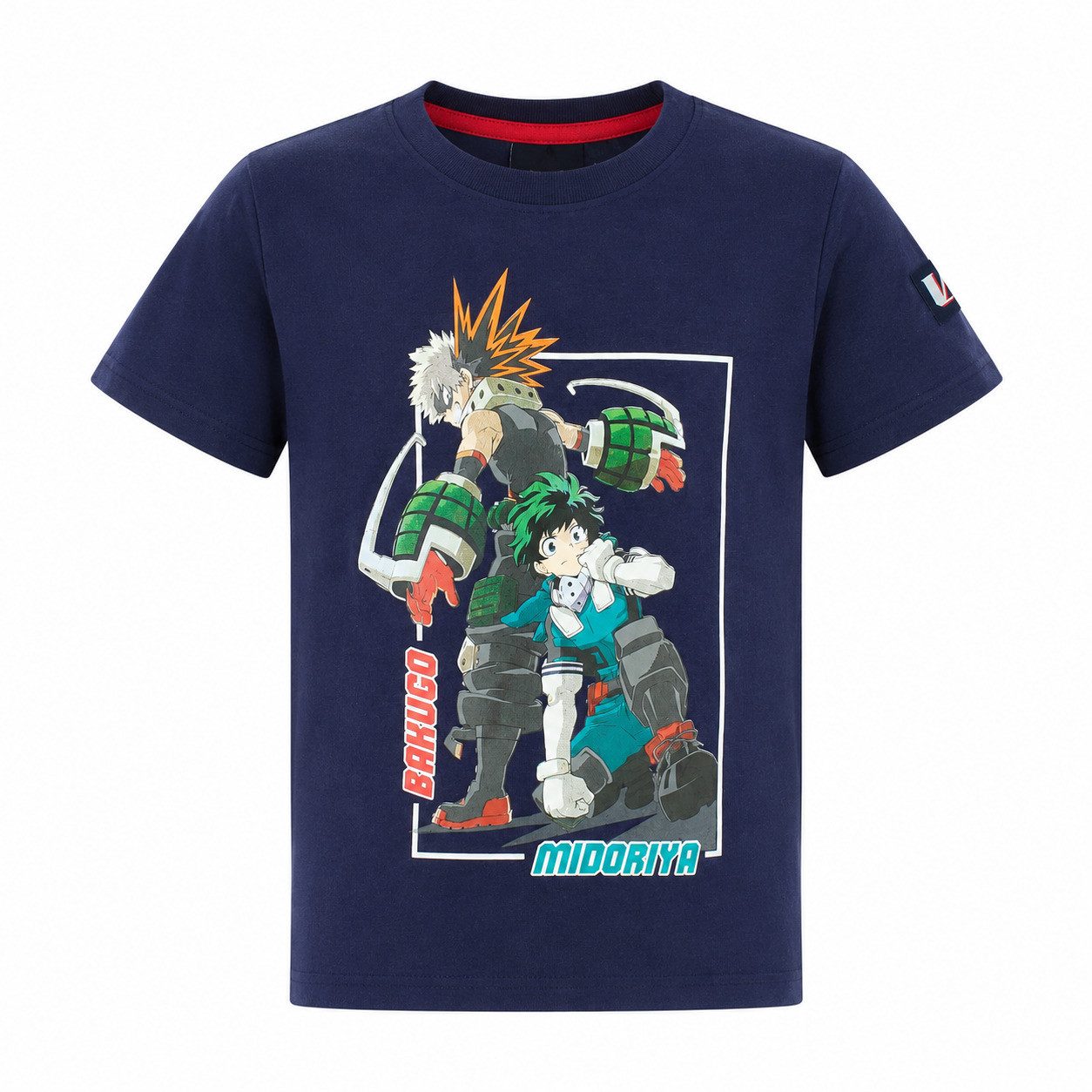 MY HERO ACADEMIA Print-Shirt My Hero Academia Jungen T-Shirt Kurzarm Größe 152 – 100% Baumwolle