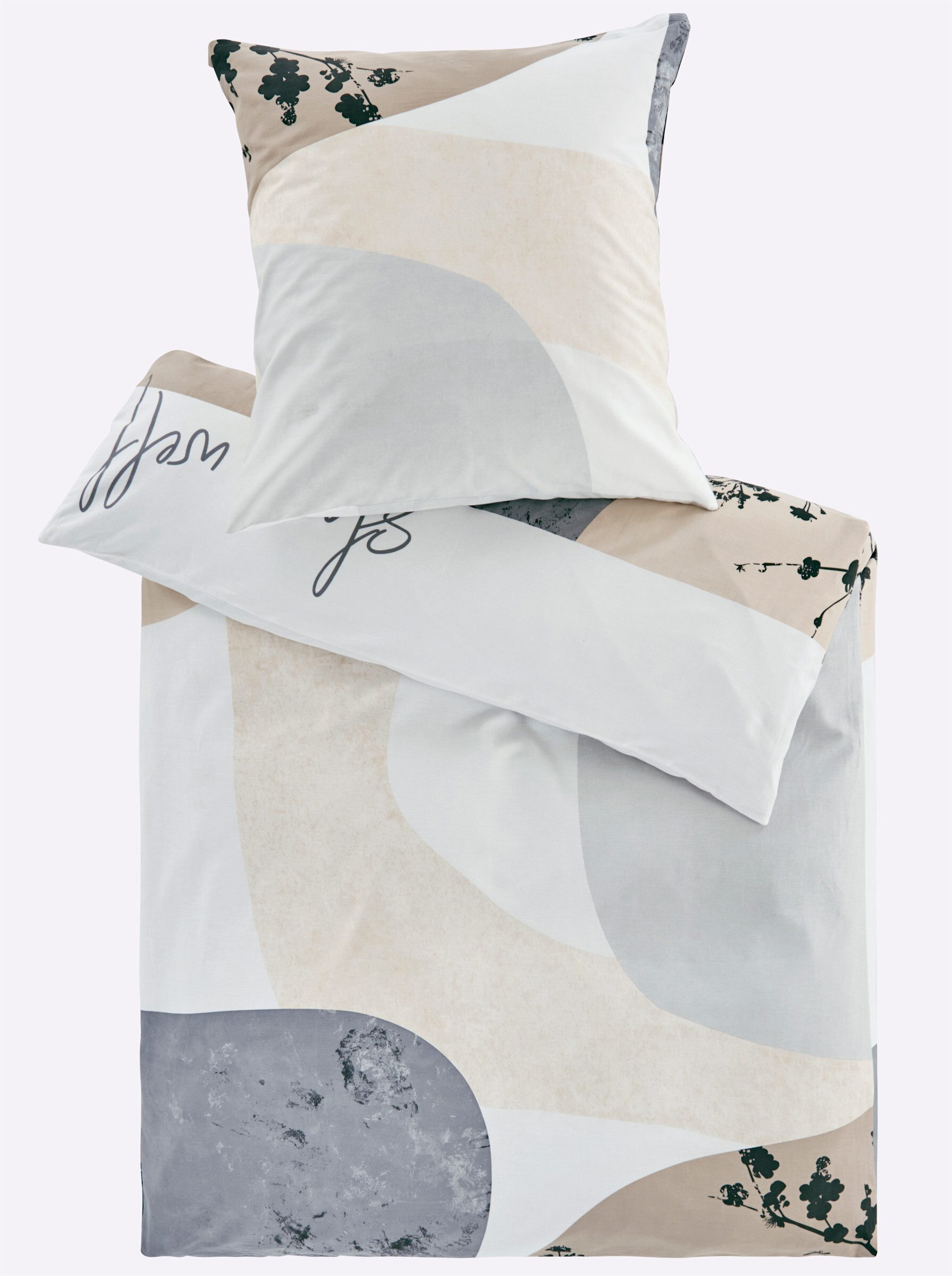 heine Bettwäsche Bettwäsche, Mako-Satin, 2 teilig, Mako-Satin