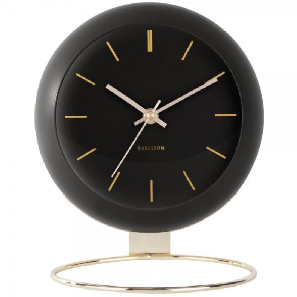 Karlsson Uhr Tischuhr Globe Black (24,5cm)