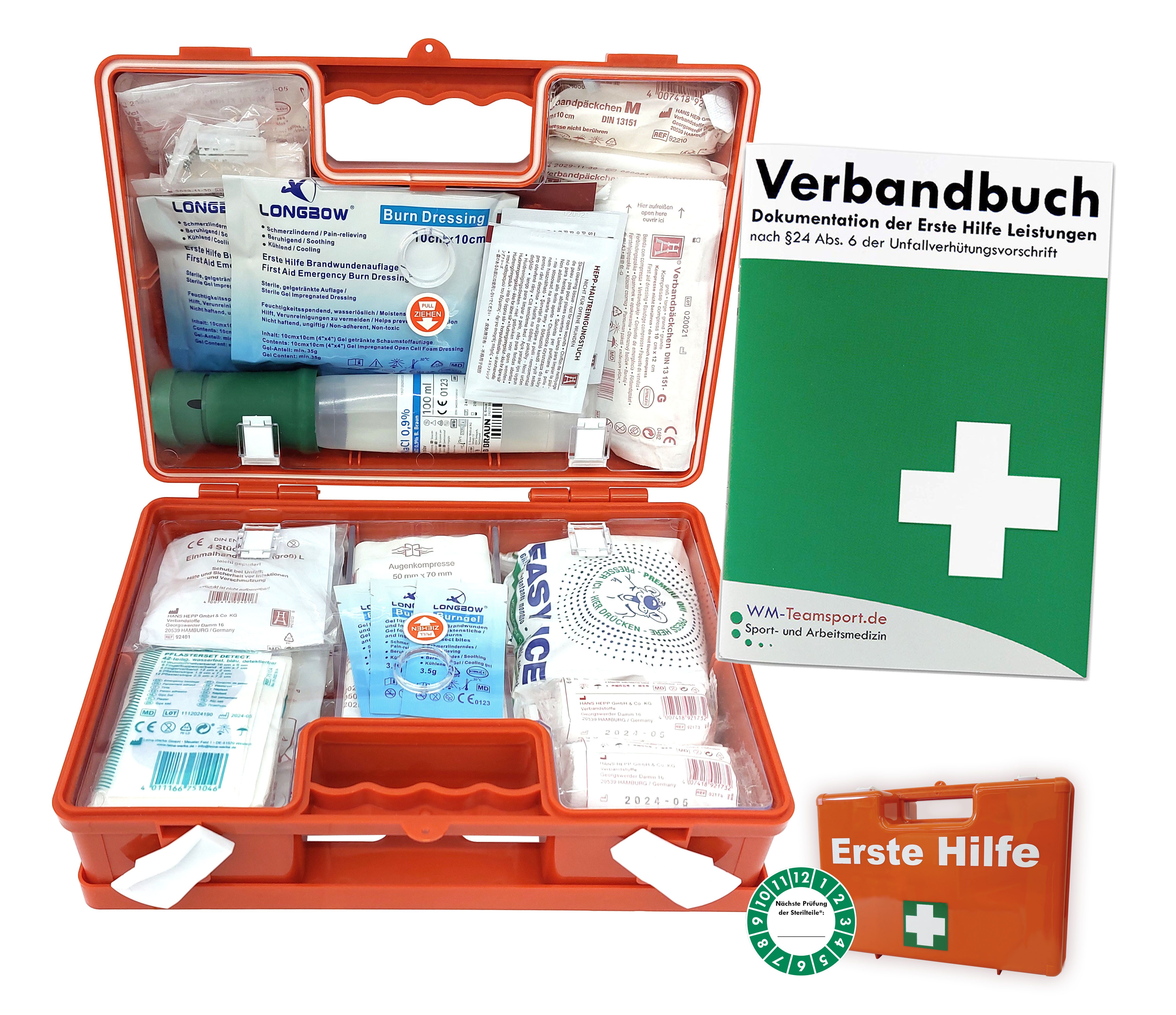 WM-Teamsport Erste-Hilfe-Koffer Erste-Hilfe-Koffer K10 GASTRO für Betriebe nach aktueller DIN 13157