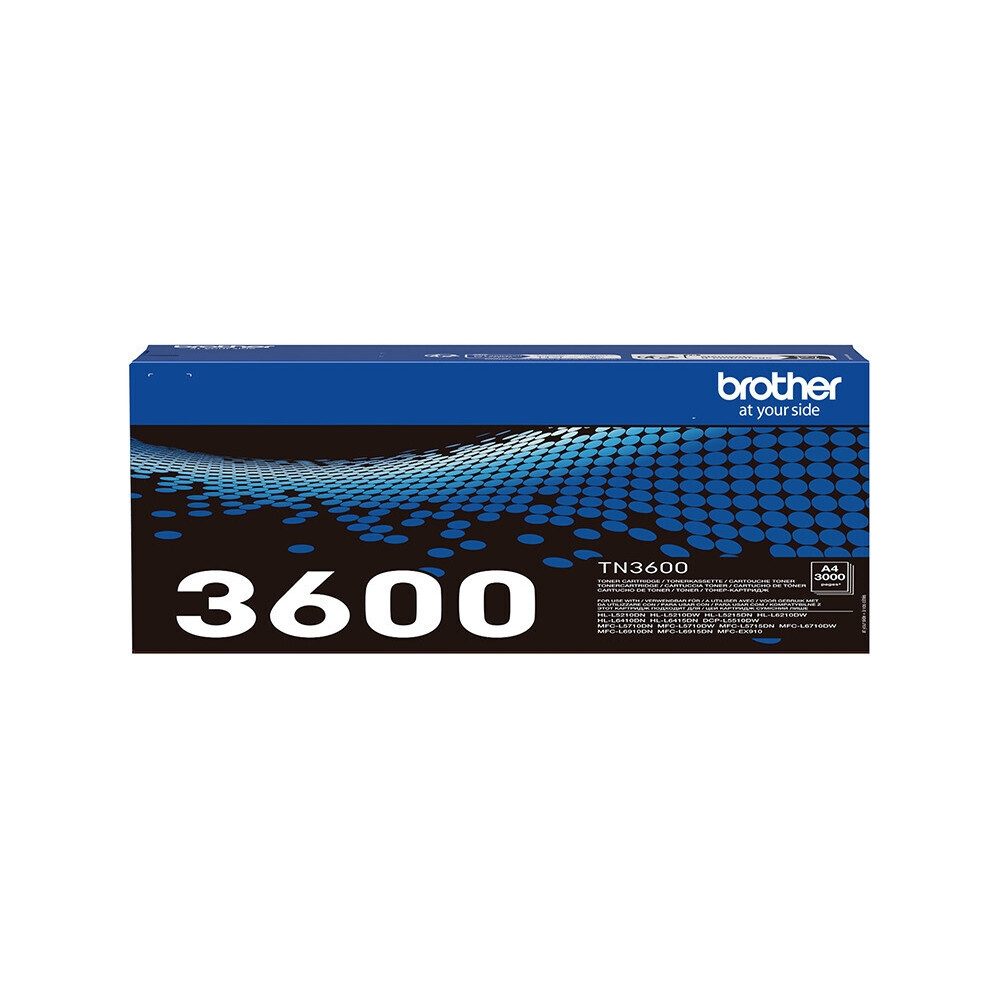 Brother Toner TN-3600 schwarz für Drucker. Schwarz-Weiß Laserdrucker