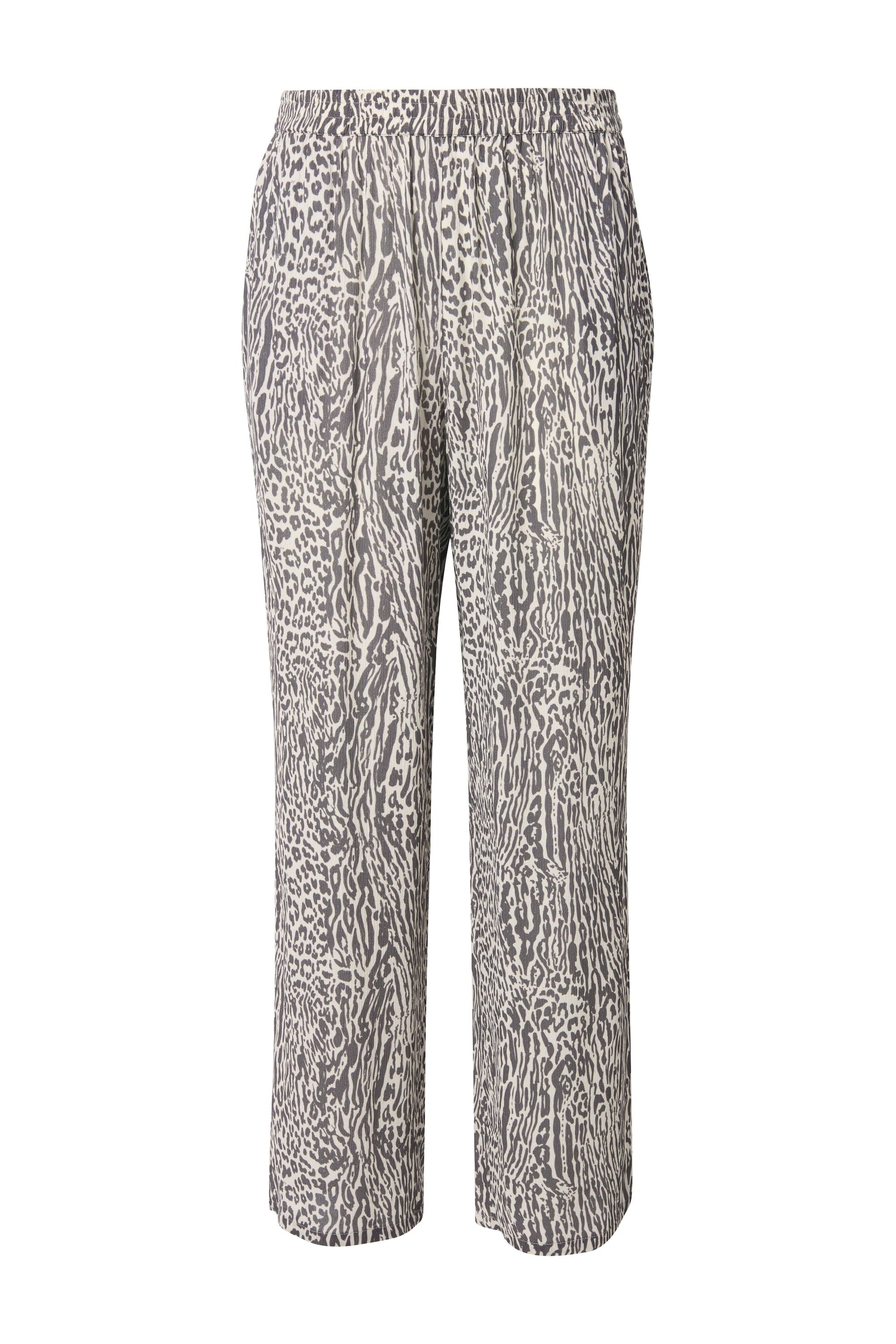 Schlupfhose HoseRoseAnimaldruckweitesBeinElastikbund