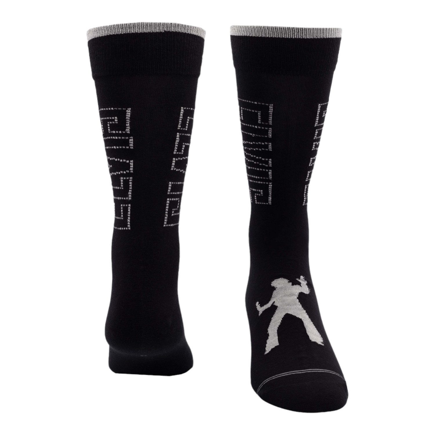 Perri's Socks Freizeitsocken Socken Elvis Presley Fanartikel Metallic Silve günstig online kaufen