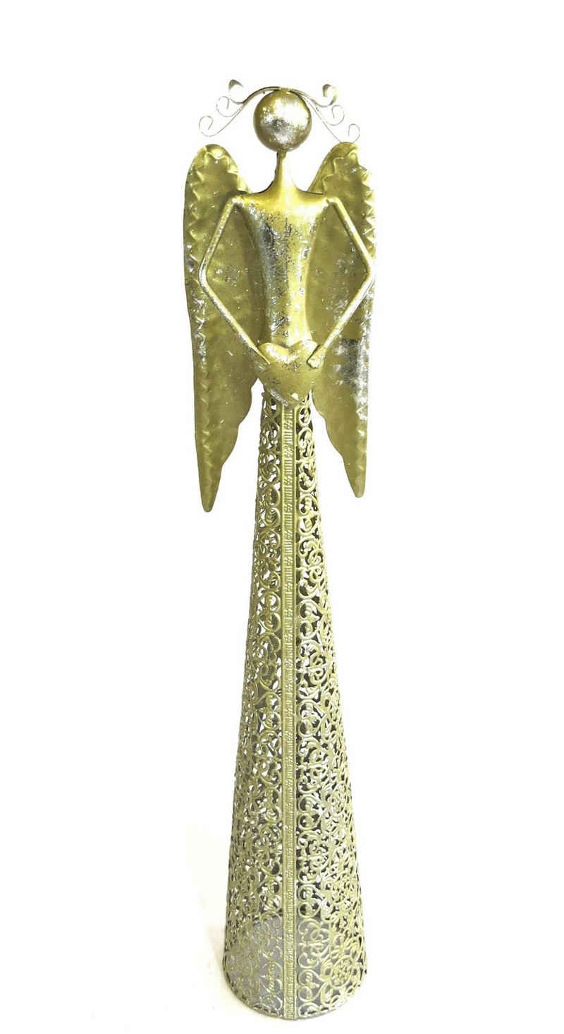 Scheulen GmbH Weihnachtsfigur Engel Deko Weihnachten Gold Silber 56 cm Modern