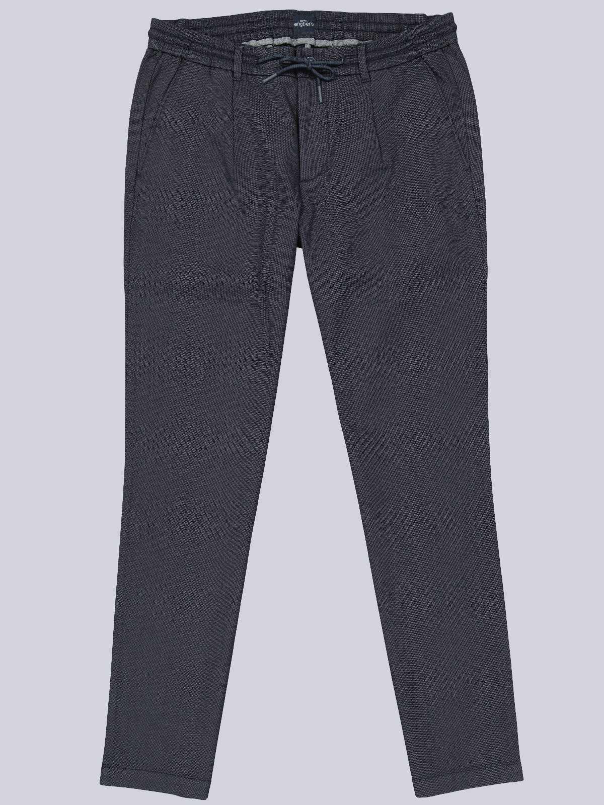 Chinohose Herren Chino straight, Marineblau
