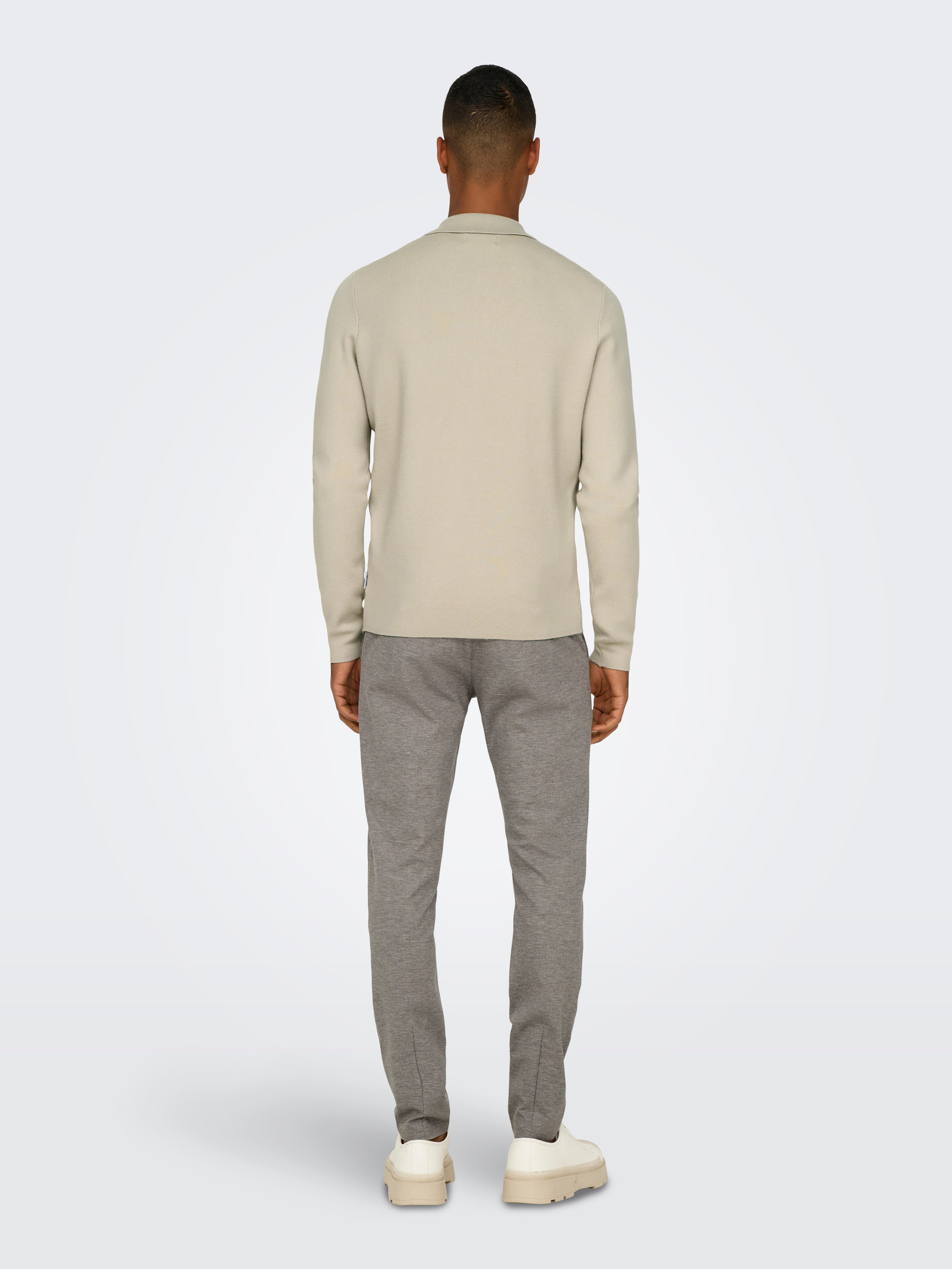 ONLY & SONS Polokragenpullover ONSCOOPER REG LS 12 HALF ZIP POLO
