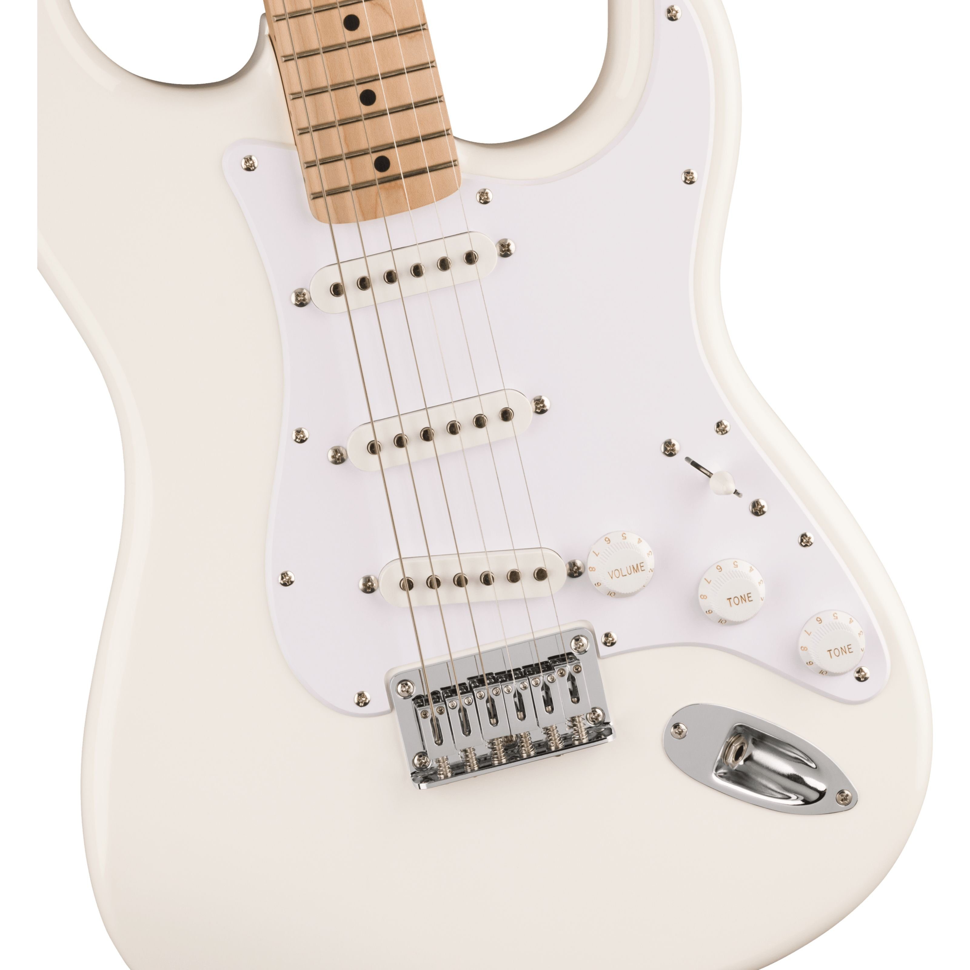 Squier E-Gitarre, E-Gitarren, ST-Modelle, Sonic Stratocaster HT MN Arctic White - E-Gitarre