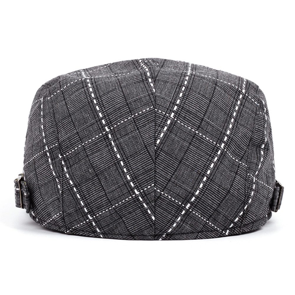 Zaewry Flat Cap Schiebermütze Barret Flat Cap Schirmmütze für Herren Damen Gatsby Newsboy Cap Baskenmützen Golfermütze – Bild 4 von 5
