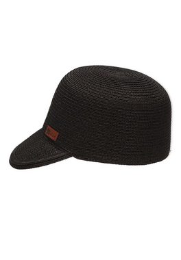 Sterntaler® Baseball Cap Basecap Stroh (1-St., Cap für Kinder ohne Größenregulierung Einfarbig) Hut Sonnenschutz aus Stroh mit UV-Schutz 50+ Grün