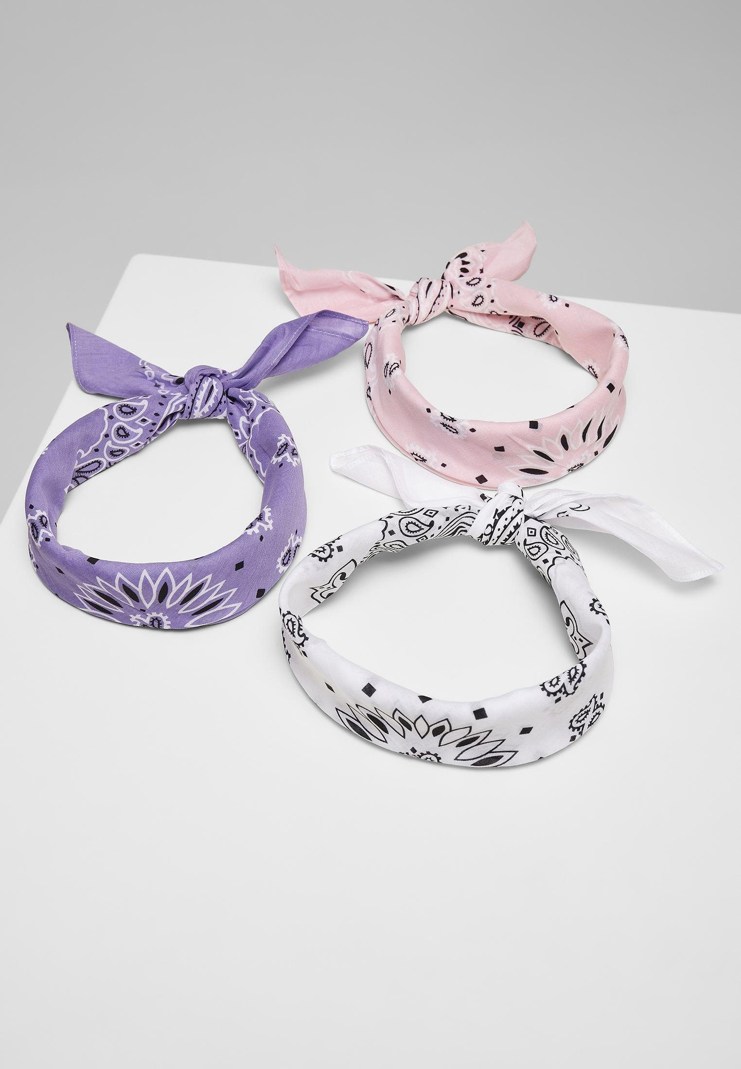 URBAN CLASSICS Bandana Multicolor Bandana 3-Pack
