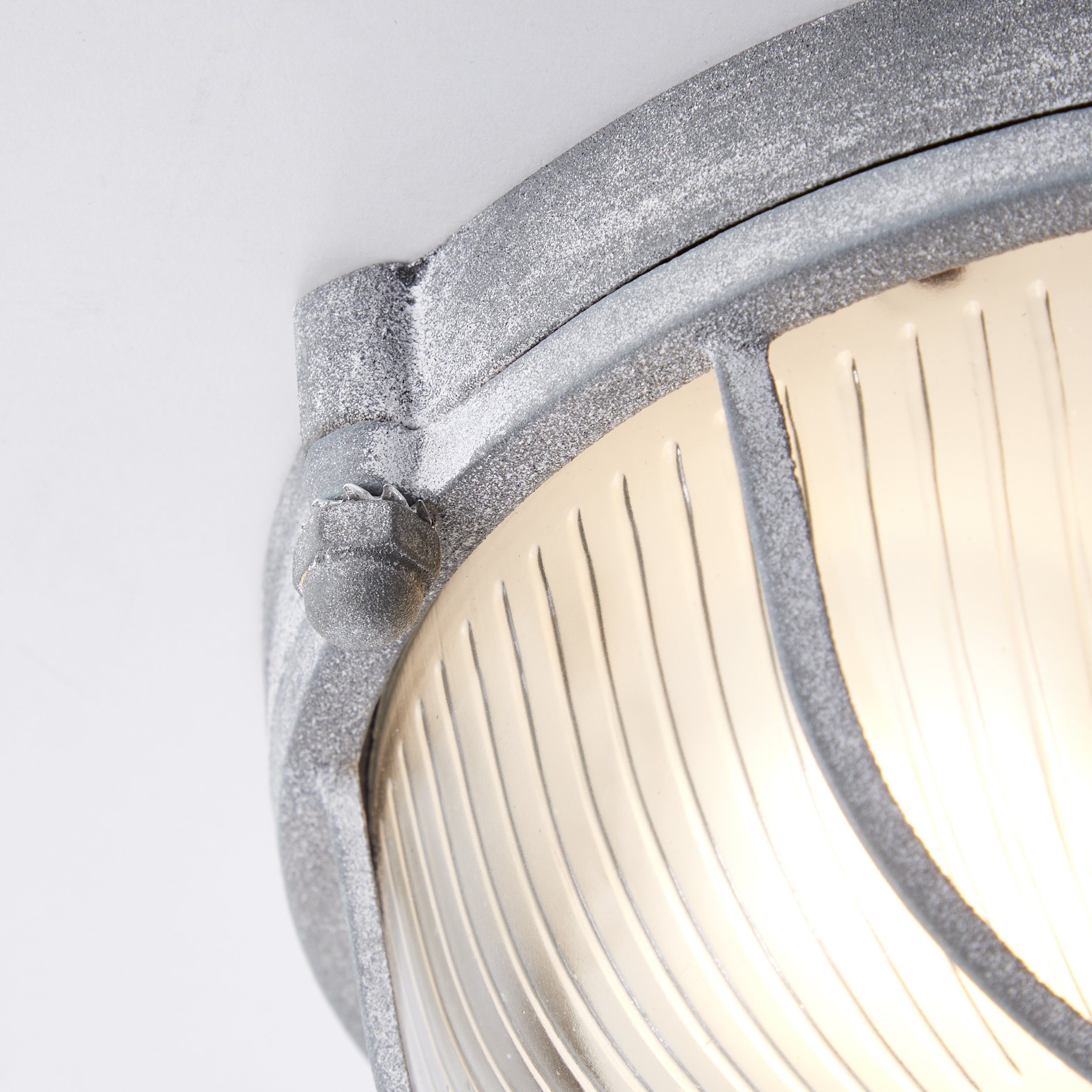 cm, 19 Wand- Leuchtmittel, E27, Deckenlampe, ohne 40 Metall/Glas und Deckenleuchte, max. Lightbox Ø W,