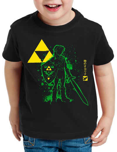 style3 Print-Shirt Kinder T-Shirt Hyrule Abenteurer switch lite snes zelda ocarina link