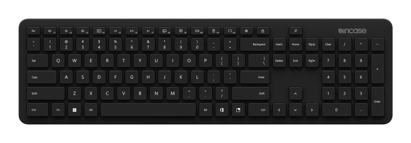 INCASE BLUETOOTH KEYBOARD DE LAYOUT QWERTZ BLACK GERMAN Tastatur