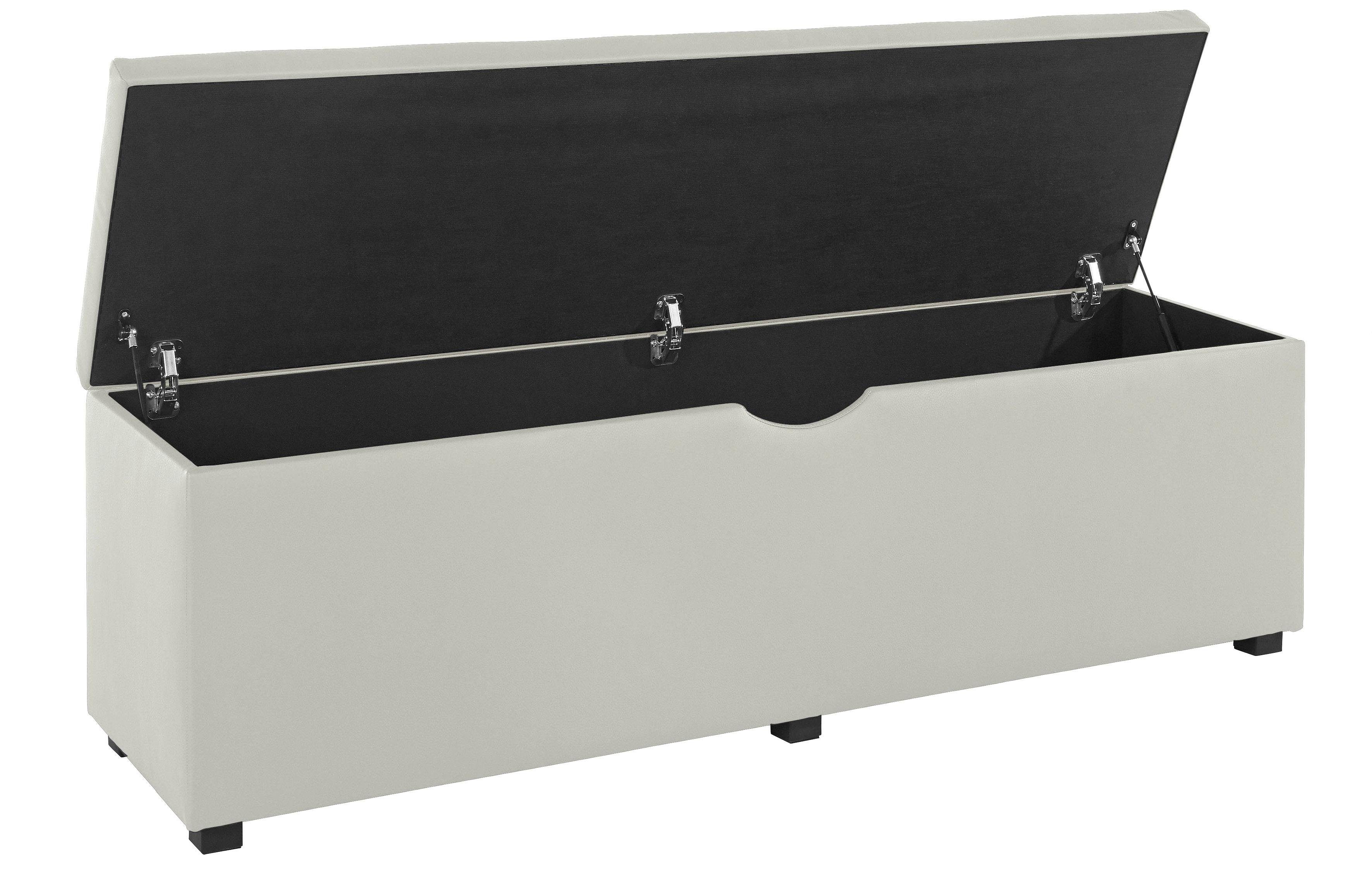 Home affaire Hockerbank Checked, mit Stauraum, Breite 120 cm und 160 cm, als Bettbank geeignet