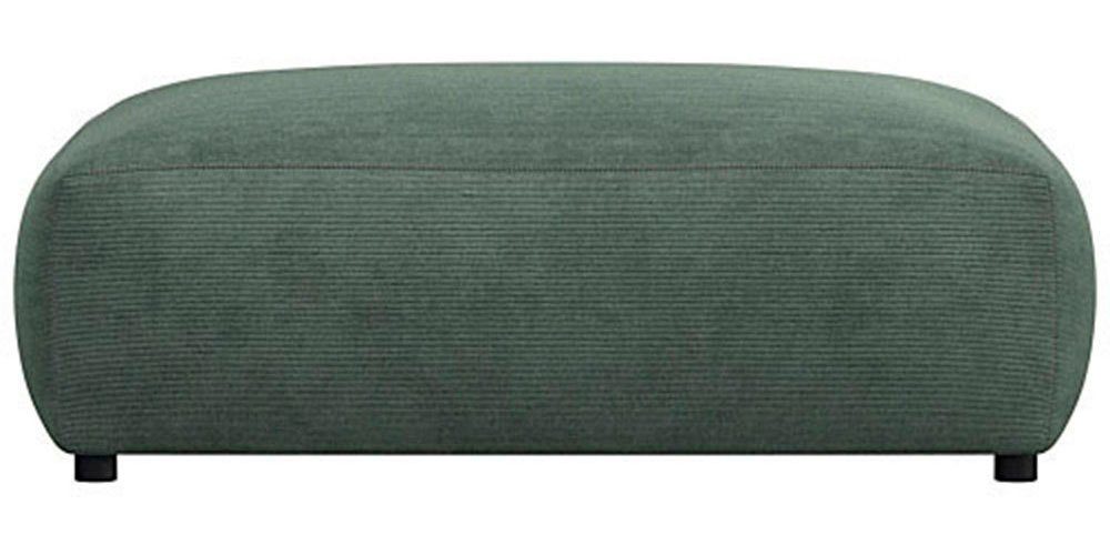 FLEXLUX Pouf Lucera, modern & anschmiegsam, Kaltschaum, Stahl-Wellenunterfederung