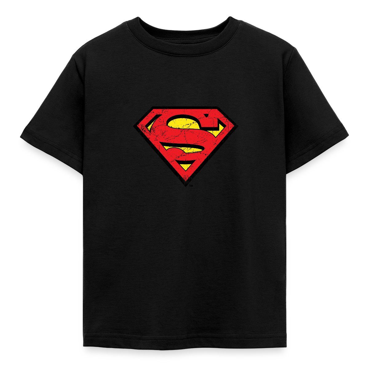 Spreadshirt T-Shirt DC Comics Superman Logo Used Look Kinder T-Shirt (1-tlg)