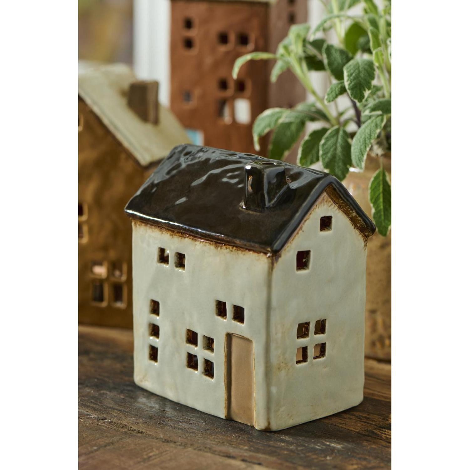 Ib Laursen Windlicht Ib Laursen Lichthaus Brighton Braune Tür günstig online kaufen