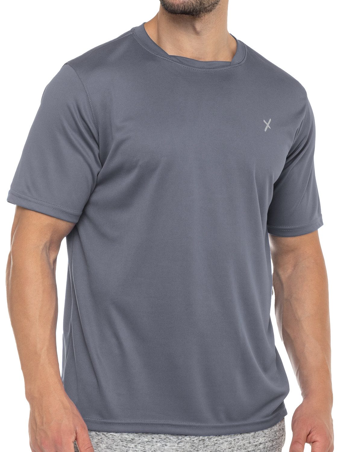 CFLEX Trainingsshirt Herren Sport Shirt Fitness T-Shirt piqué Sportswear Collection