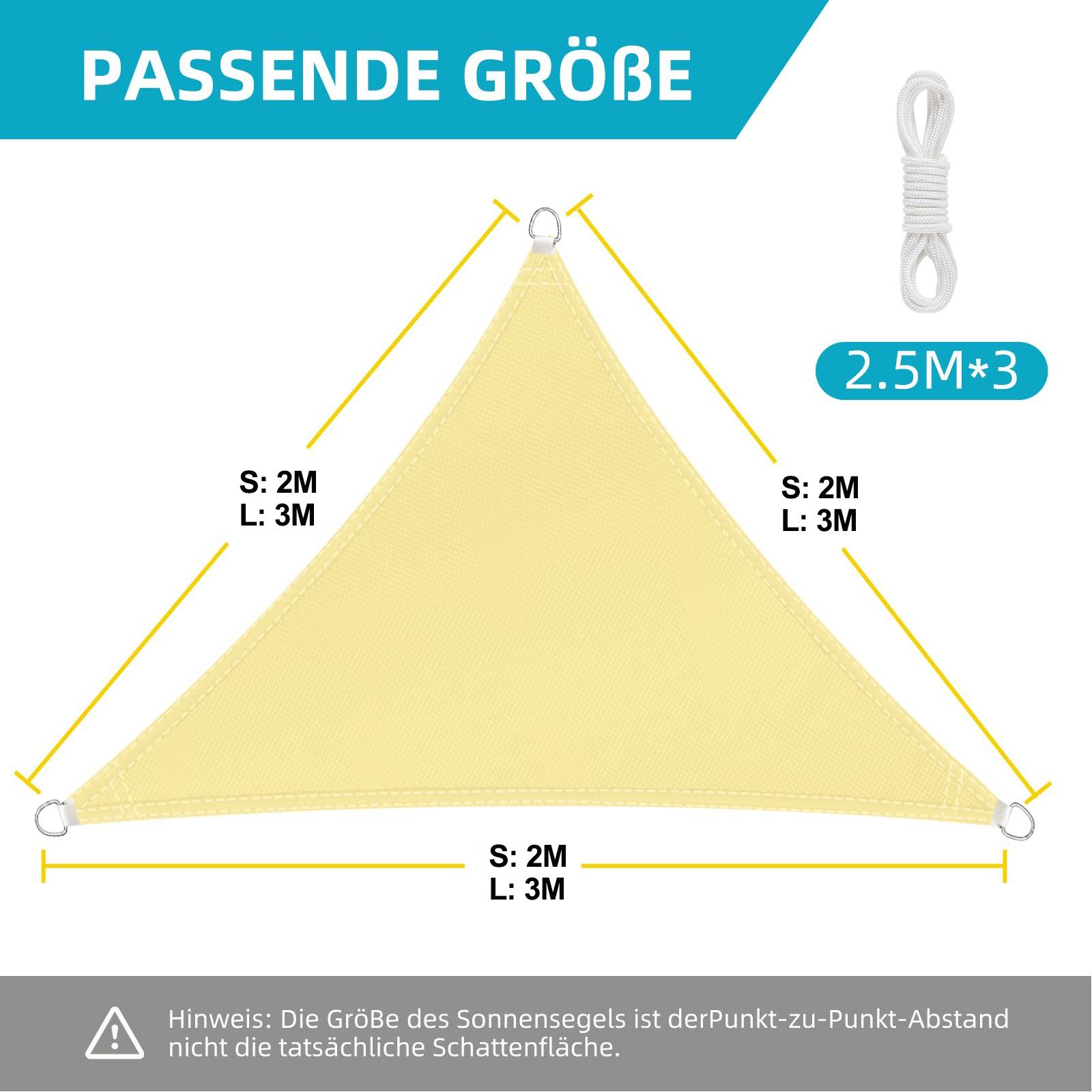 Sunicol Sonnensegel Wasserdicht Sonnensegel, mit UV günstig online kaufen