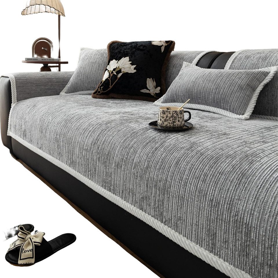 Coonoor Sofaschoner Sofabezug Couch Überzug,Sofa Überzug 1/2/3/4 Sitzer L Form Sofa Cover, Sofa-Schutzhülle Ecksofa, rutschfeste Sofa Überwurf von Coonoor