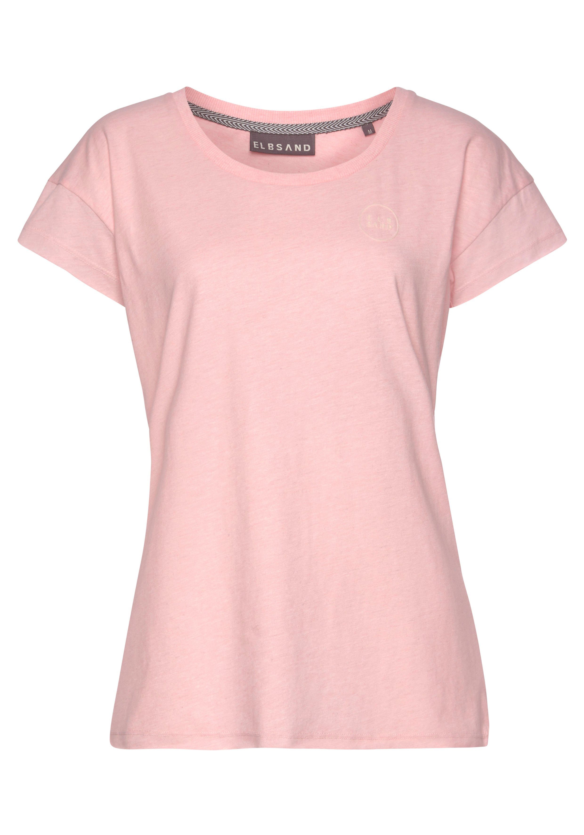 Elbsand T-Shirt Ranva mit Logodruck, Kurzarmshirt günstig online kaufen