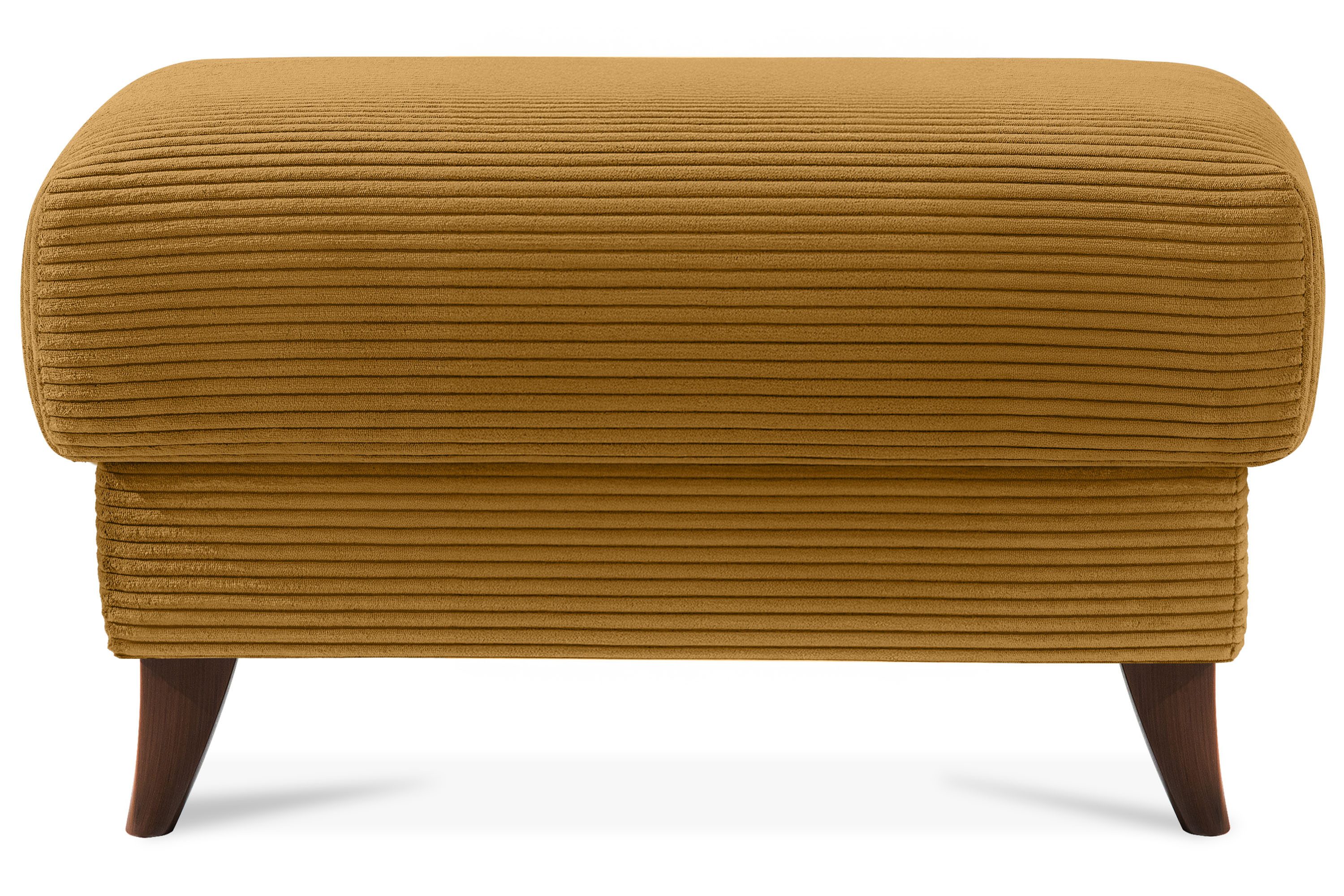 KONSIMO® Sitzhocker mit Stauraum GUSTAVO hergestellt in der EU, handgefertigt, braun Füße 13 cm, Elegant