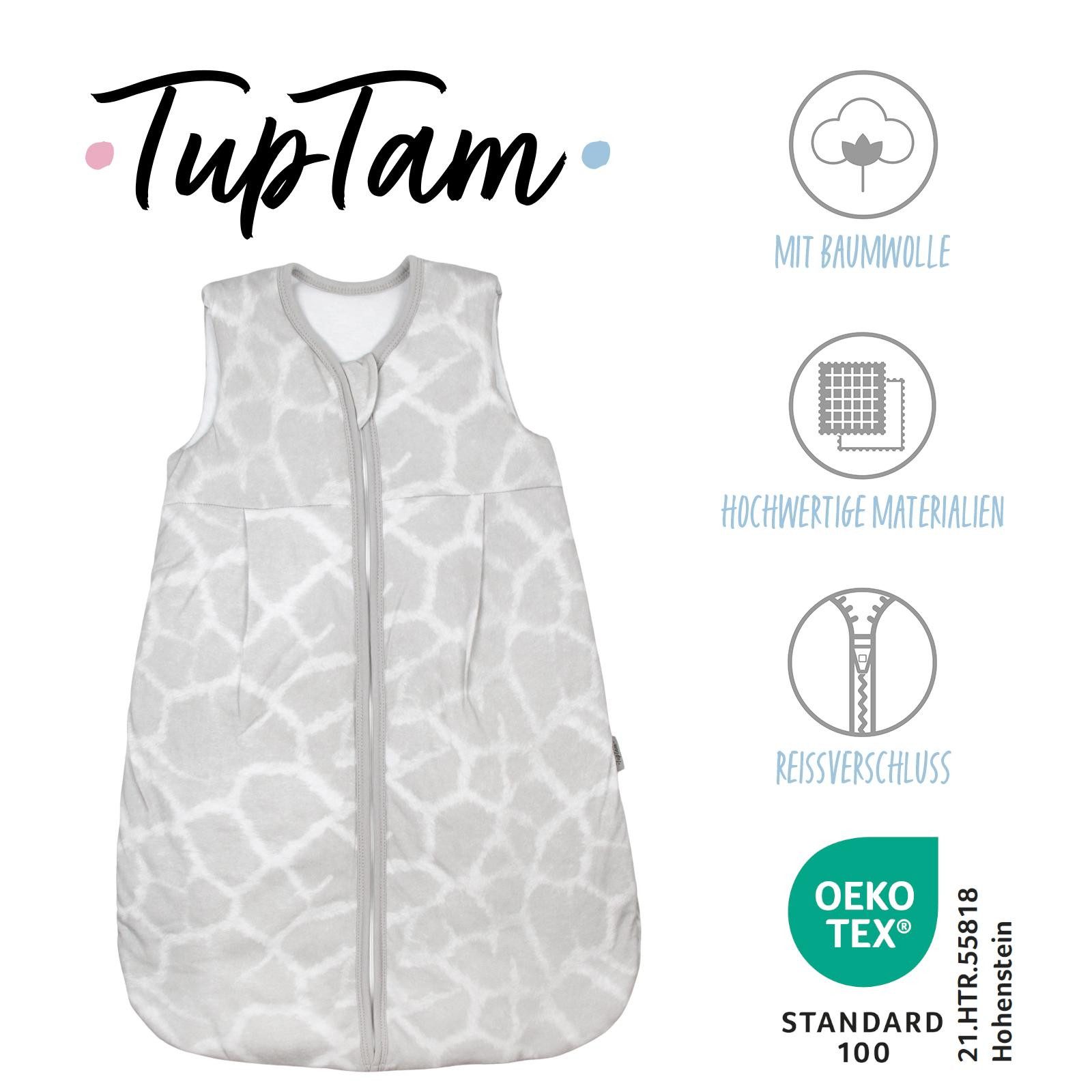 TupTam Babyschlafsack 2.5 TOG Ganzjahresschlafsack wattiert Unisex