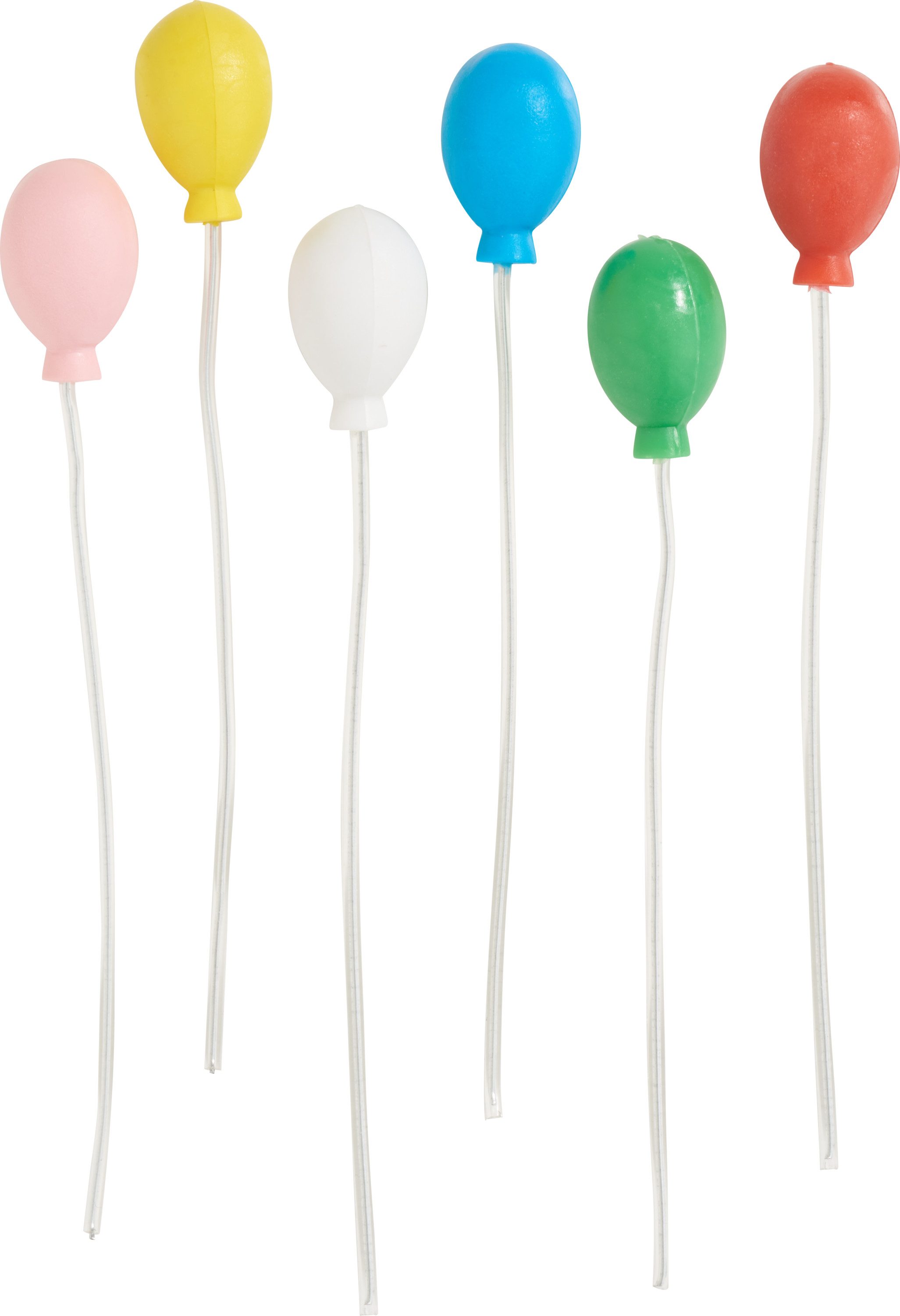 HobbyFun Dekofigur Miniatur Luftballons, 6 tlg.