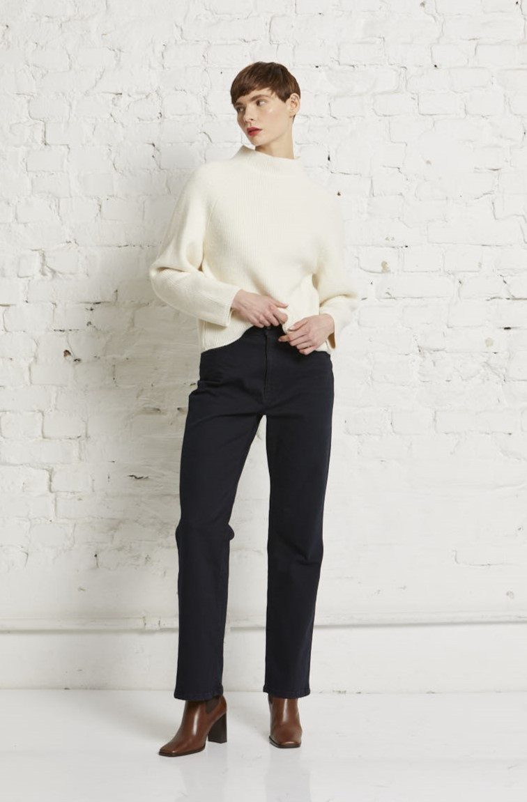 Straight-Jeans Avril denim overdye