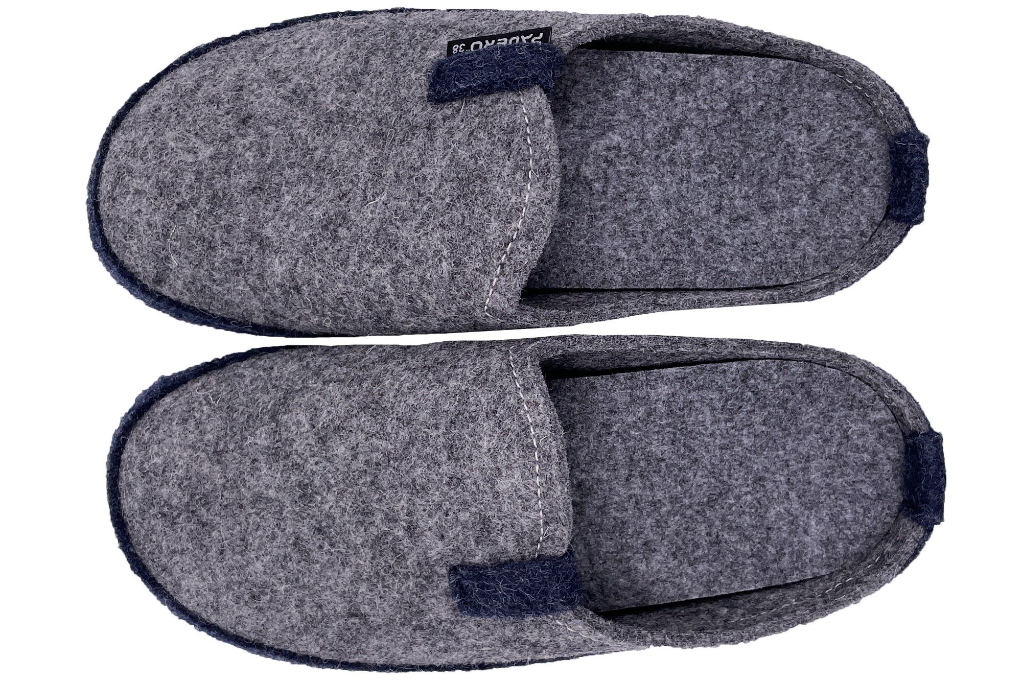 PADERO TONI Pantoffel Wollfilz Hausschuh – Bild 4 von 5