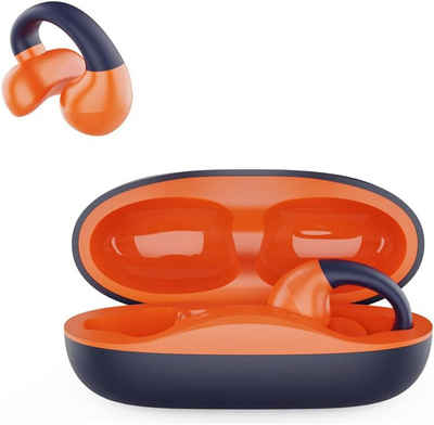 Xmenha IPX5-zertifiziertes wasserdichtes Design Open-Ear-Kopfhörer (Musik abspielen/pausieren, Anrufe annehmen/beenden und mehr., Leichtes,Design mit stabiler Bluetooth-Verbindung und Touch-Steuerung)