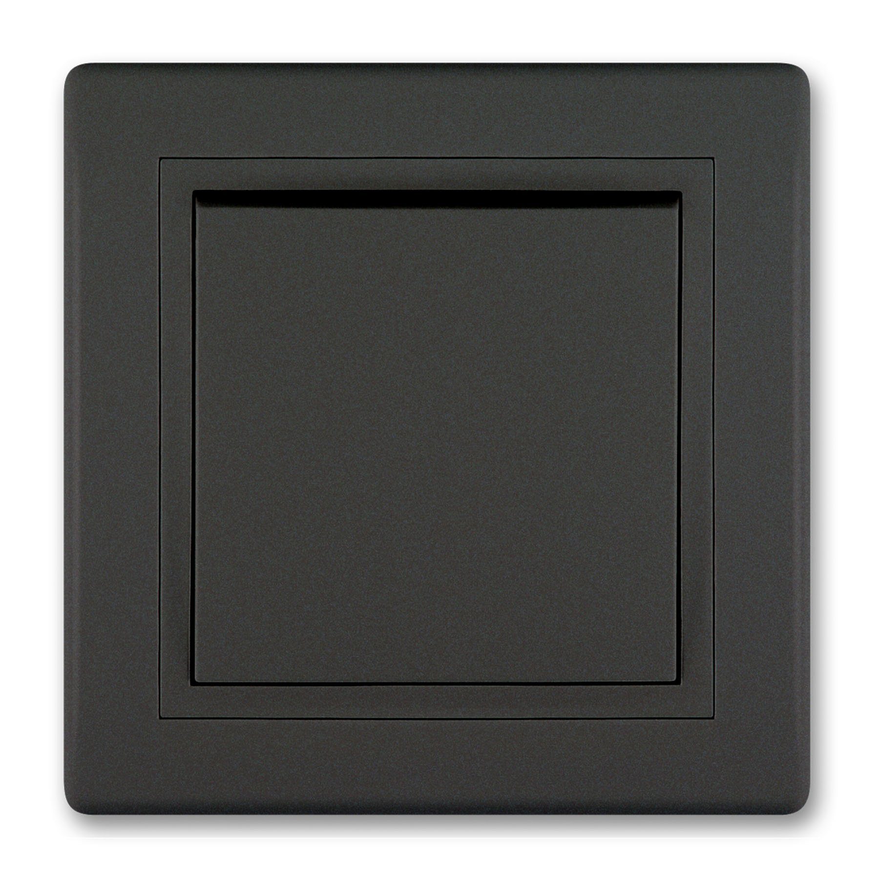 Aling Conel Выключатель PRESTIGE-Line Wechselschalter Schwarz Soft Touch (Packung), VDE-zertifiziert