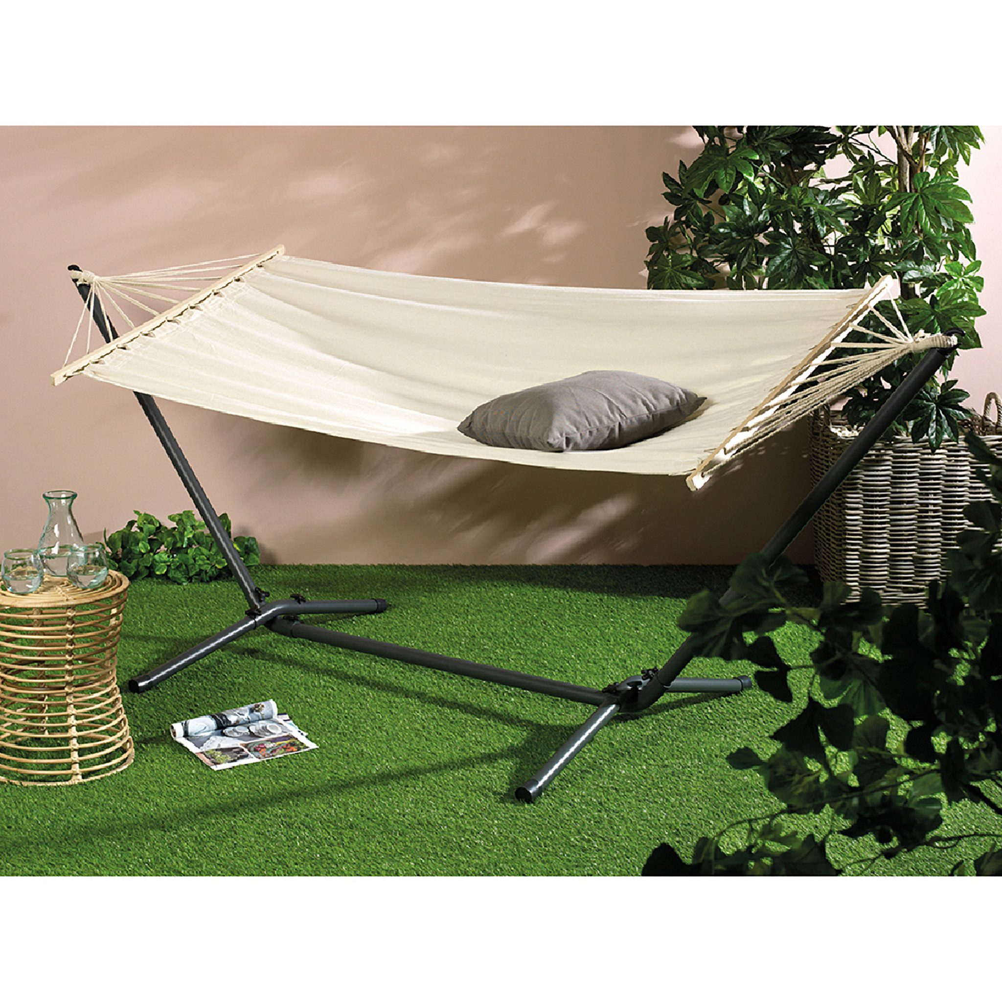 Kaemingk Hängematte, Outdoor Hängematte 100x200cm Baumwollmix günstig online kaufen