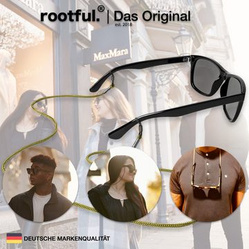 rootful. Brillenband rootful.® urban Brillenband aus Stoff 2er Pack - Brillenkette, inklusive Mikrofaserbeutel und Mikrofaserputztuch