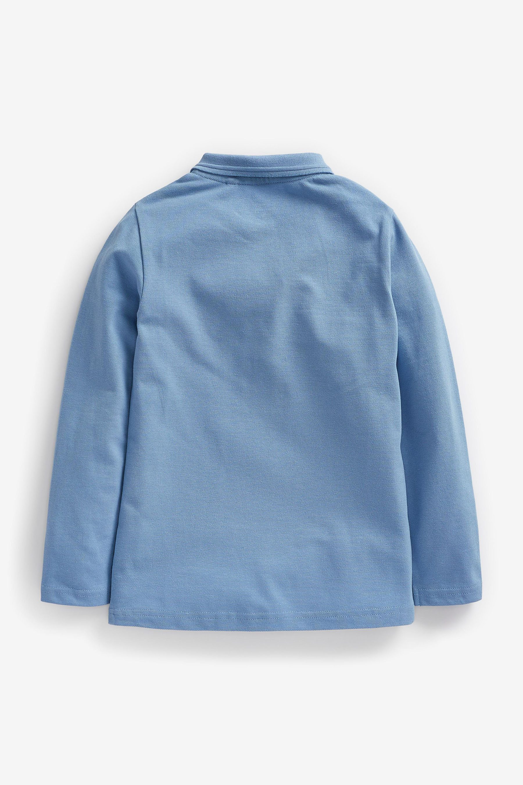 Next Langarm-Poloshirt Langärmelige Polohemden, 5er-Pack (2-tlg) günstig online kaufen