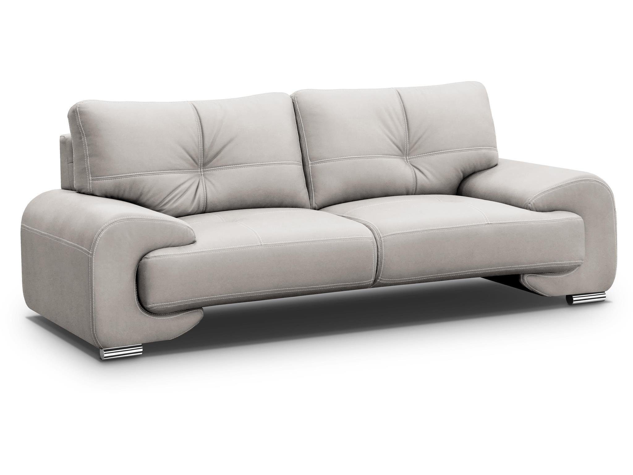 Beautysofa 3-Sitzer Maxime lux, 3-Sitzer Sofa im modernes Design