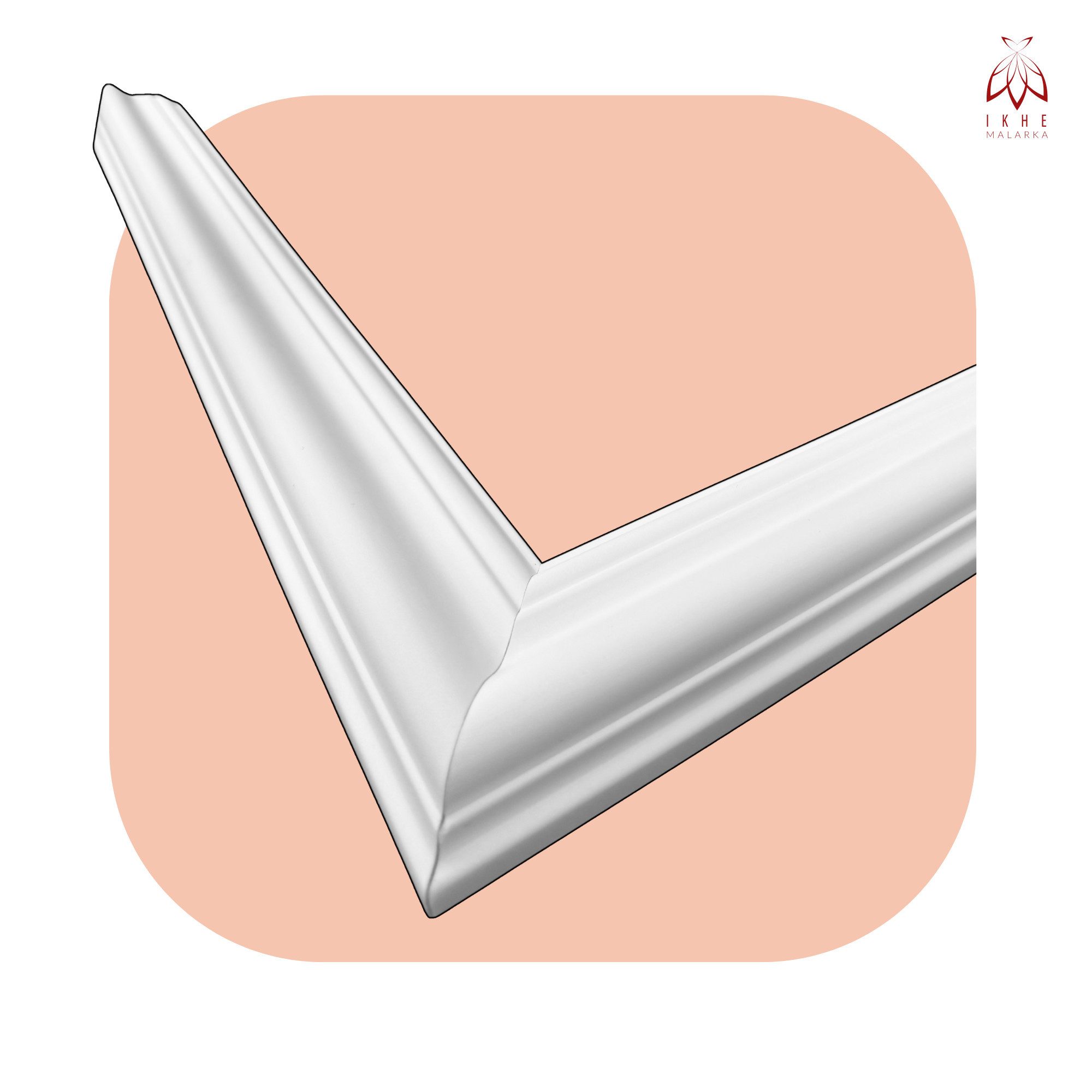 IKHEMalarka 3D Wandpaneel Hochwertiges Wandleisten Set – Zierleisten Stückl günstig online kaufen