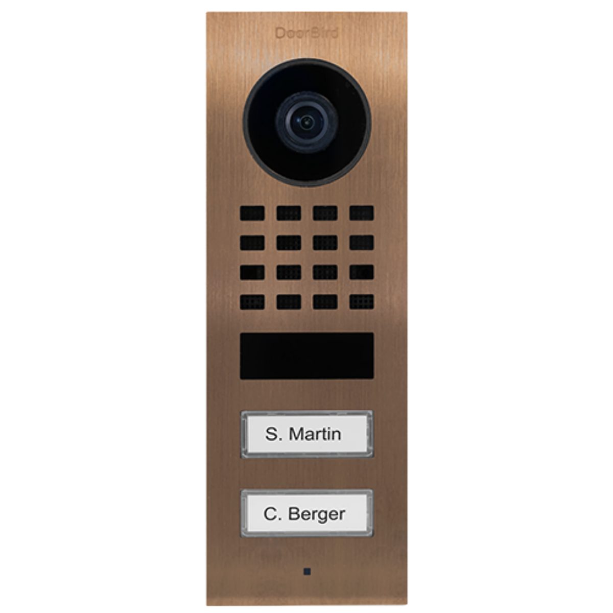 DoorBird DoorBird D1102V Video-Türsprechanlage (Außenbereich, Haustür, Eingangsbereich, Smarte Video Türsprechanlage mit App-Steuerung, WiFi und Ethernet)