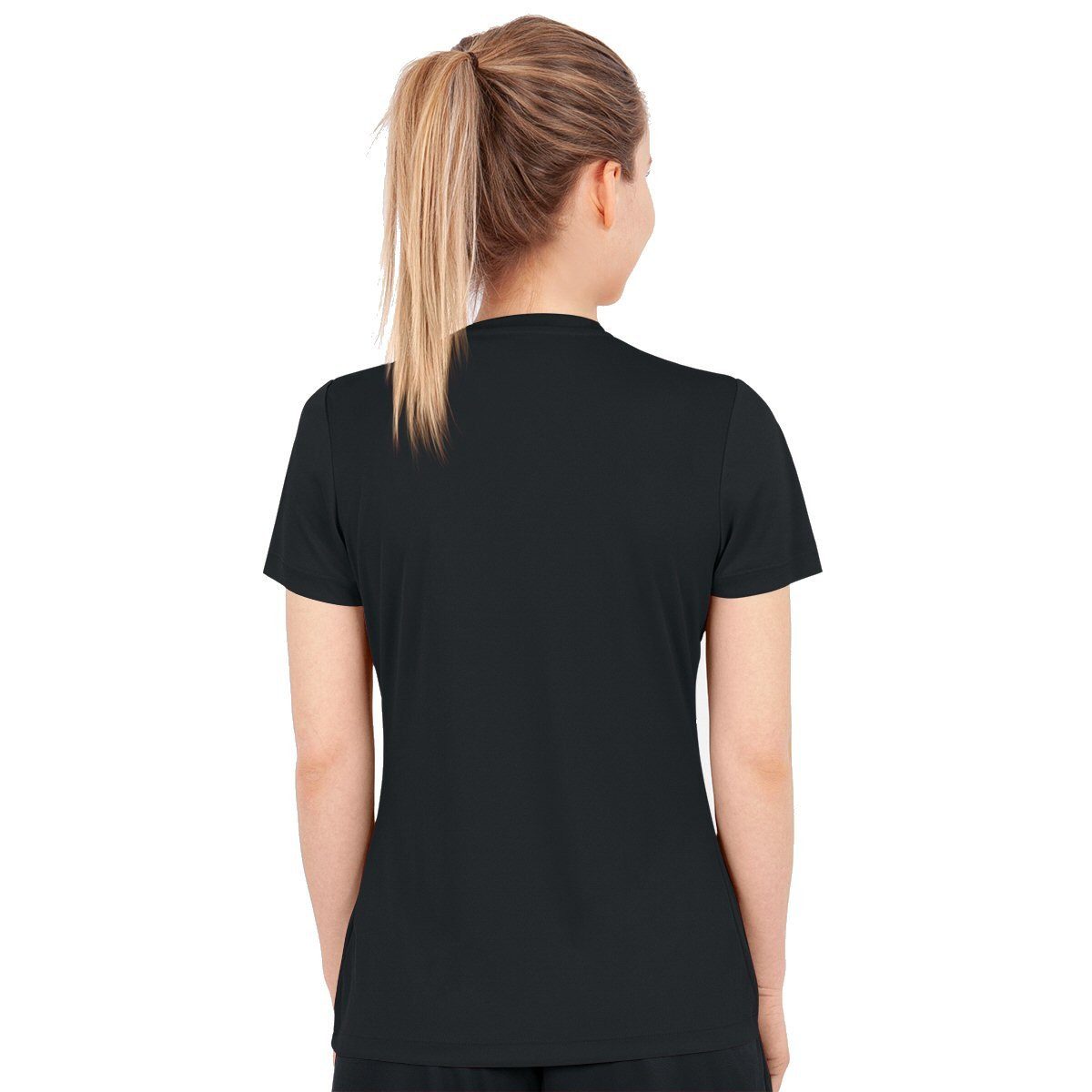 Jako T-Shirt Sport-Shirt Trikot Team Kurzarm (100% Polyester) schwarz Damen
