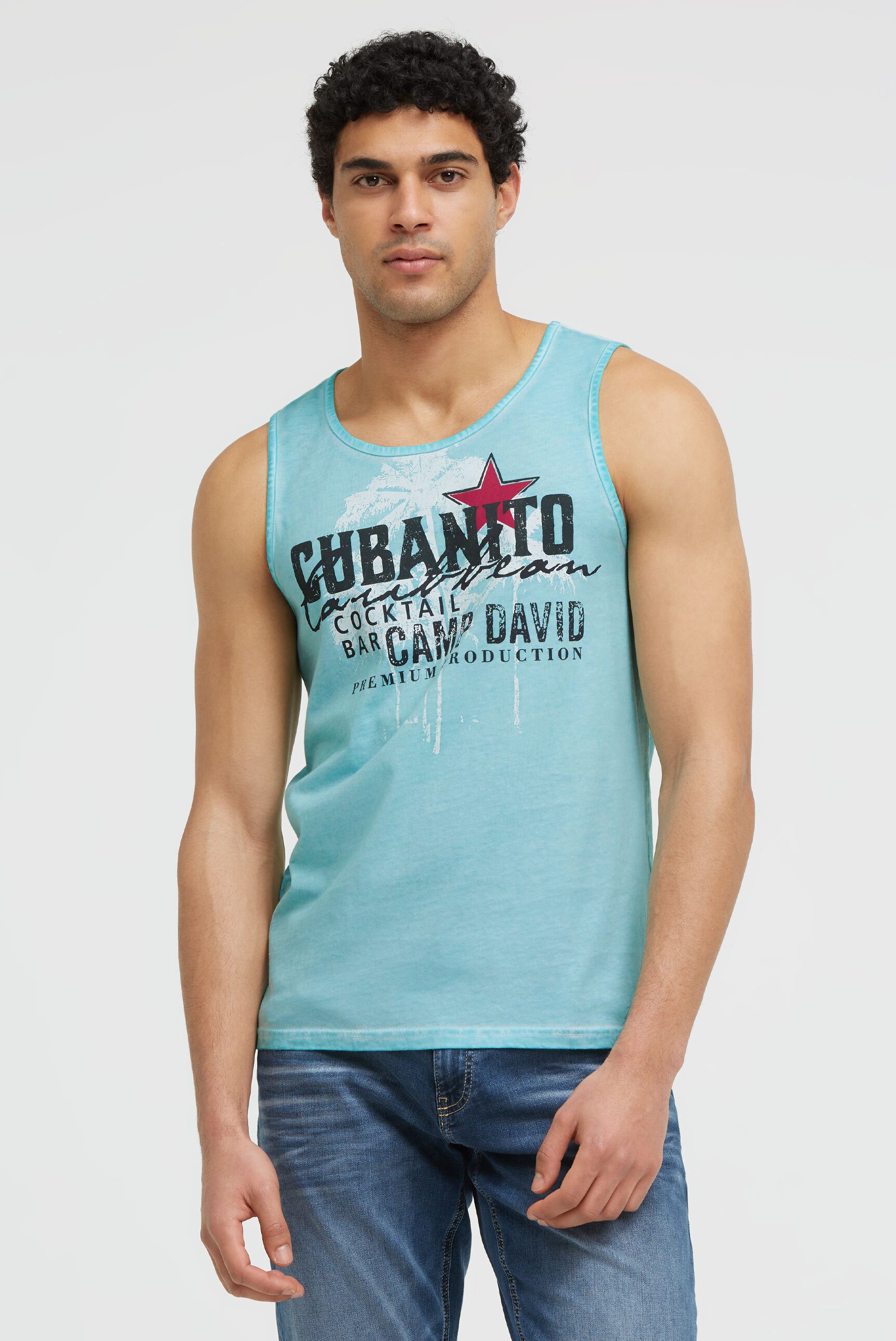 CAMP DAVID Tanktop aus Baumwolle