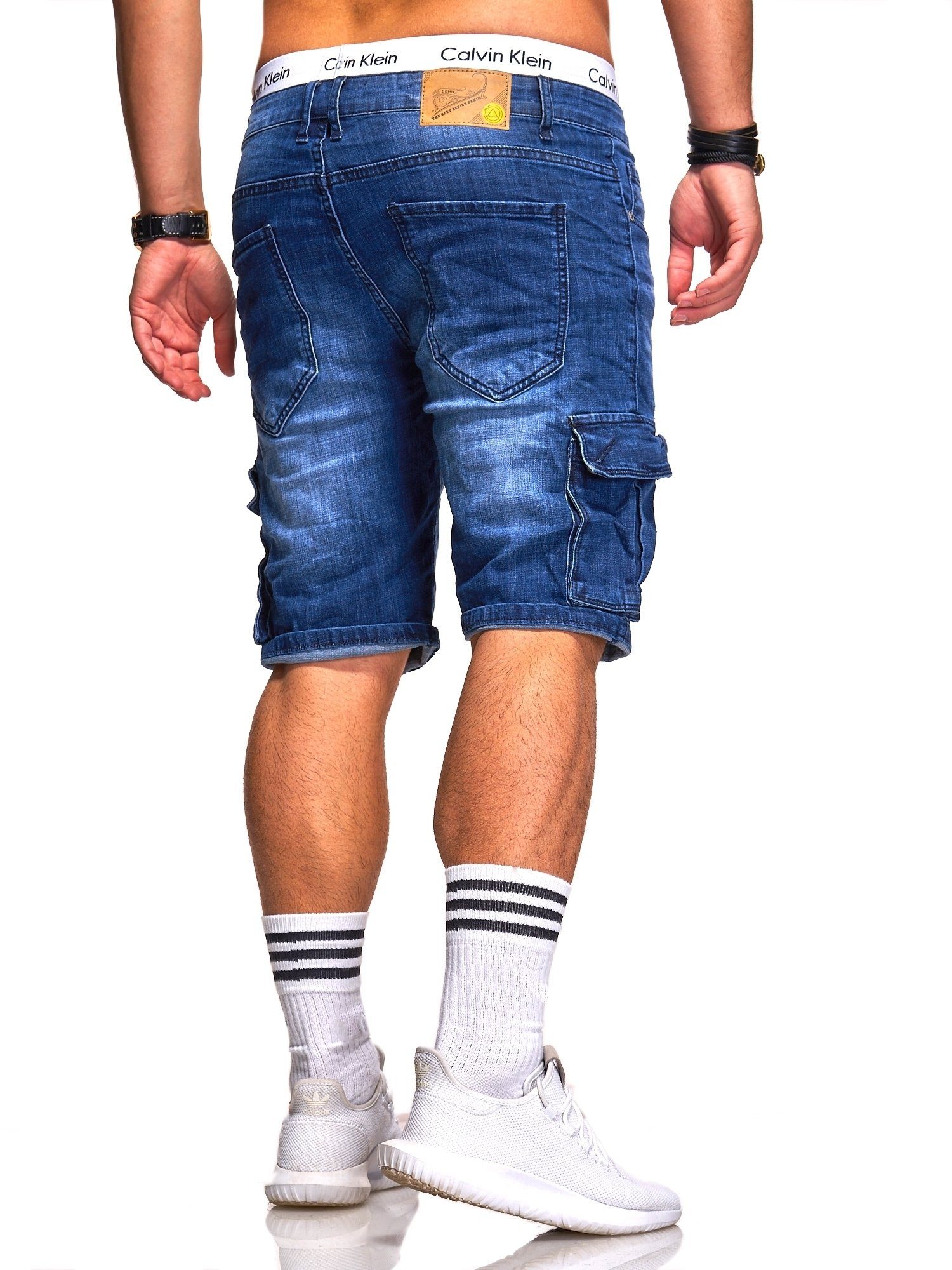 behype Shorts LAKASHI trendigen mit Cargotaschen