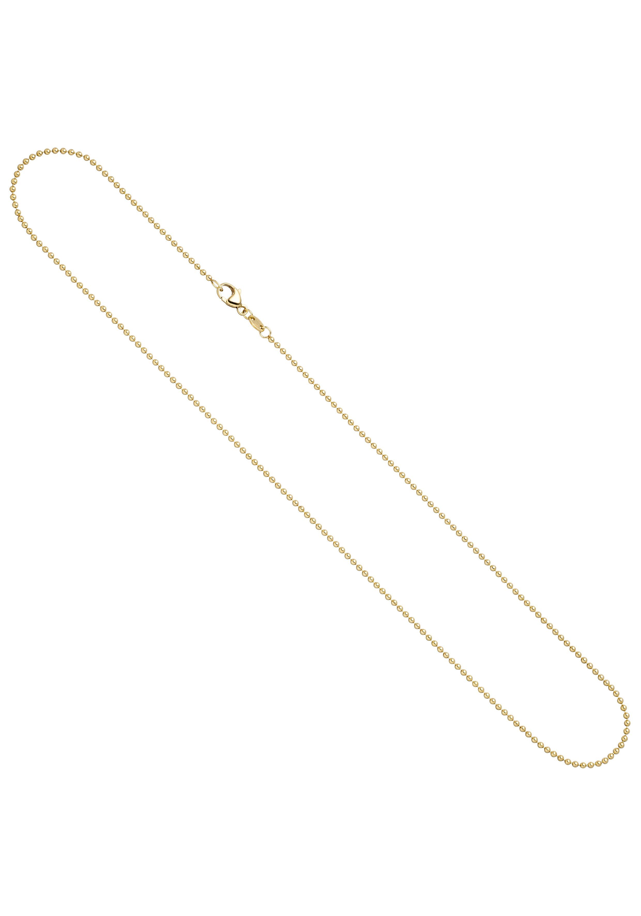 JOBO Goldkette, Kugelkette 585 Gold 42 c...