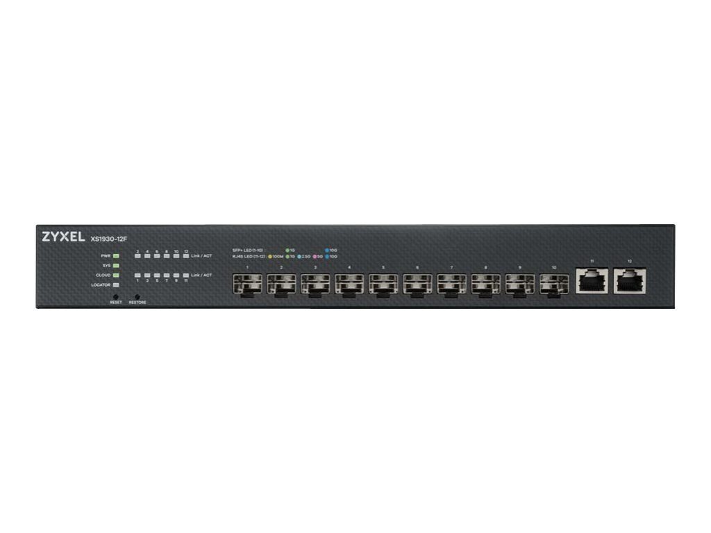 ZYXEL Switch 10x GE XS1930-12F 12-SFP+ Ports Netzwerk-Switch